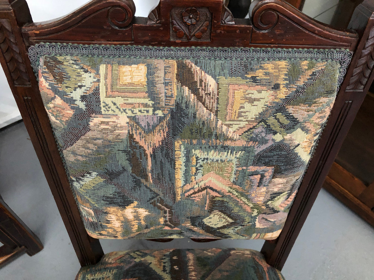 An Upholstered Edwardian Bedroom Chair | Antique & Vintage | Moonee Ponds Antiques | Australia Wide Delivery
