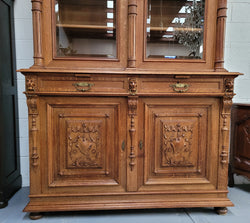 Amazing French 19th Century Oak Two-Door Bookcase | Antique & Vintage | Moonee Ponds Antiques | Australia Wide Delivery