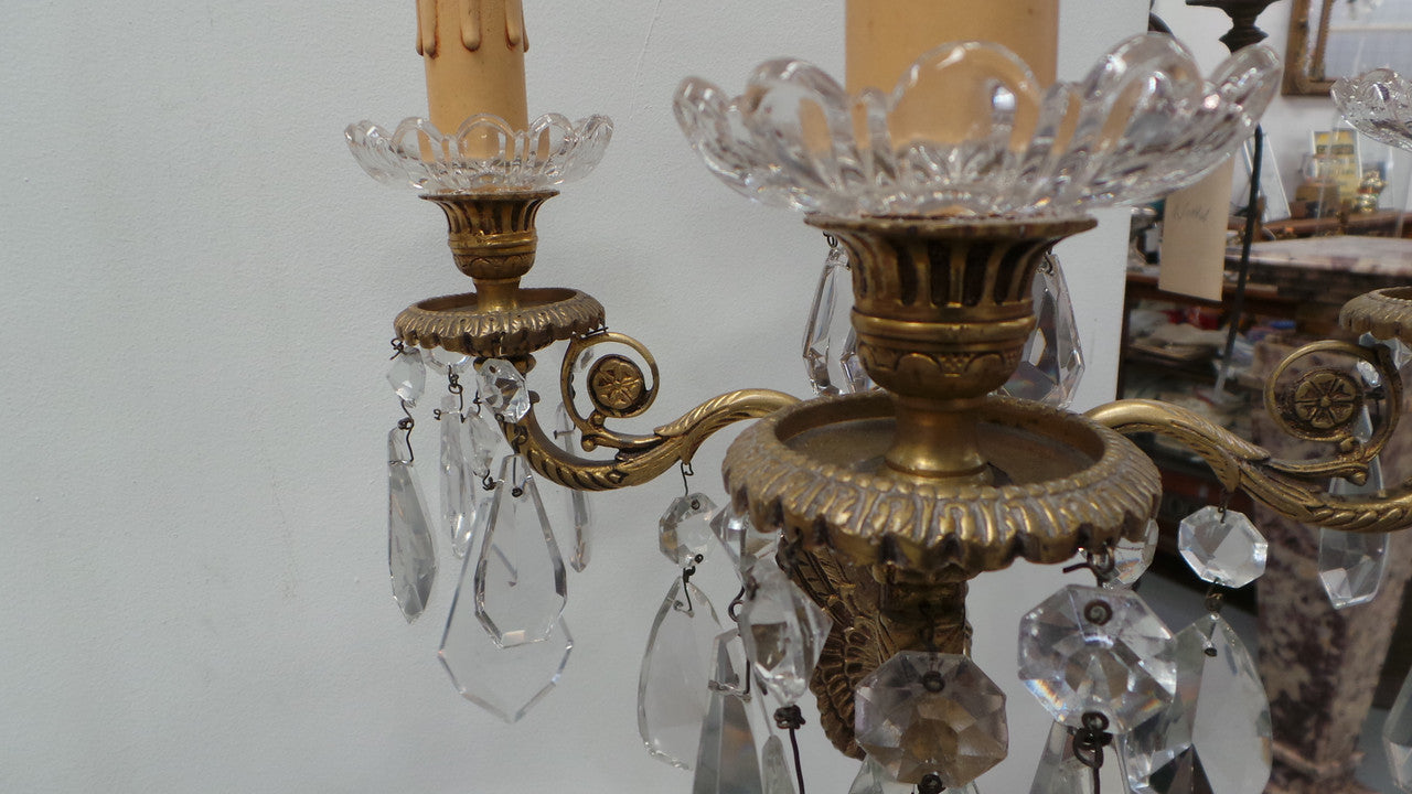 French Antique Girandole Table Lamp | Antique & Vintage | Moonee Ponds Antiques | Australia Wide Delivery