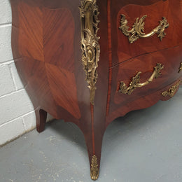 19th Century French Louis XV Style Commode With Marble Top