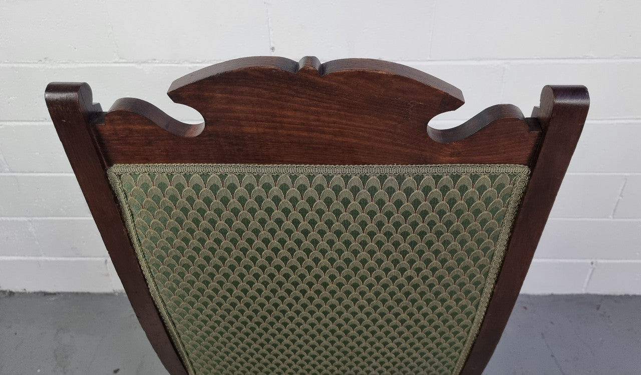 Pair of Edwardian Button Back Walnut Armchairs | Antique & Vintage | Moonee Ponds Antiques | Australia Wide Delivery