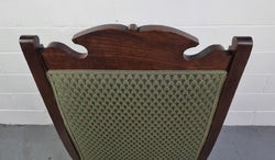 Pair of Edwardian Button Back Walnut Armchairs | Antique & Vintage | Moonee Ponds Antiques | Australia Wide Delivery