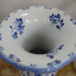 Set of 3 Delftware Vases