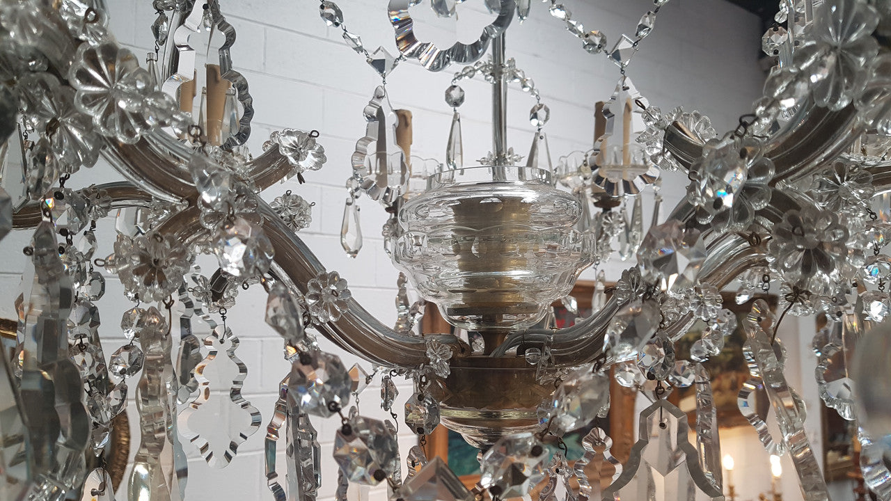 Fine French Parisian Chandelier | Antique & Vintage | Moonee Ponds Antiques | Australia Wide Delivery