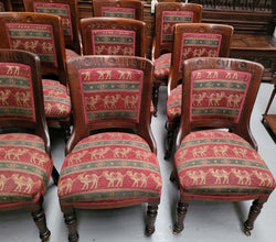 Matched Set of 12 Victorian Bowed Back Dinning Chairs | Antique & Vintage | Moonee Ponds Antiques | Australia Wide Delivery