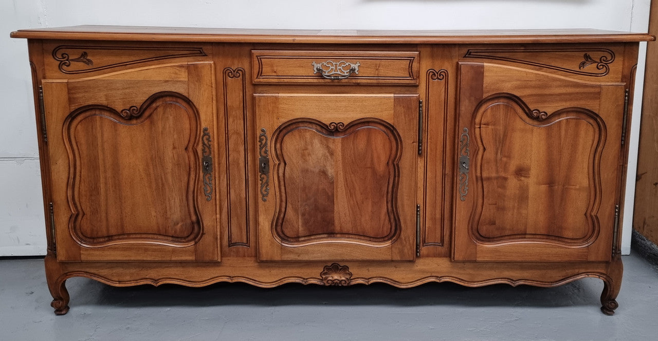 French Walnut Louis XV Style Three Door Sideboard | Antique & Vintage | Moonee Ponds Antiques | Australia Wide Delivery