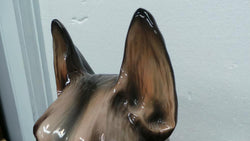 Life Size Mid Century Italian Porcelain German Shepherd | Antique & Vintage | Moonee Ponds Antiques | Australia Wide Delivery