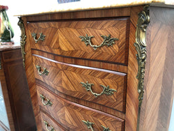 Kingwood Louis XV Inlaid Marble Top Semainier | Antique & Vintage | Moonee Ponds Antiques | Australia Wide Delivery