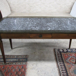 French Walnut Coffee Table-1