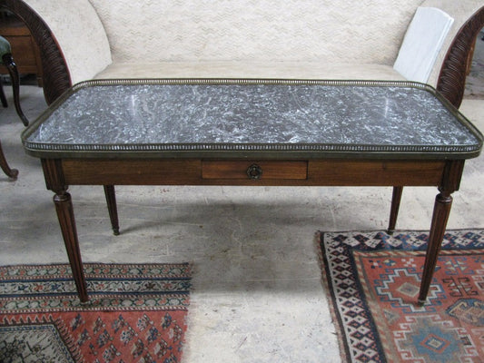 French Walnut Coffee Table-1
