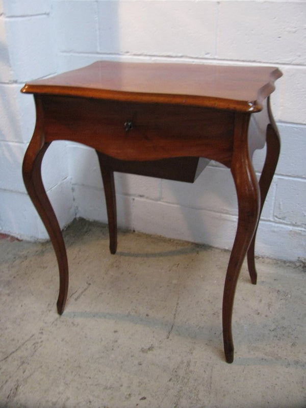 French Mahogany Louis XV Style Sewing Table