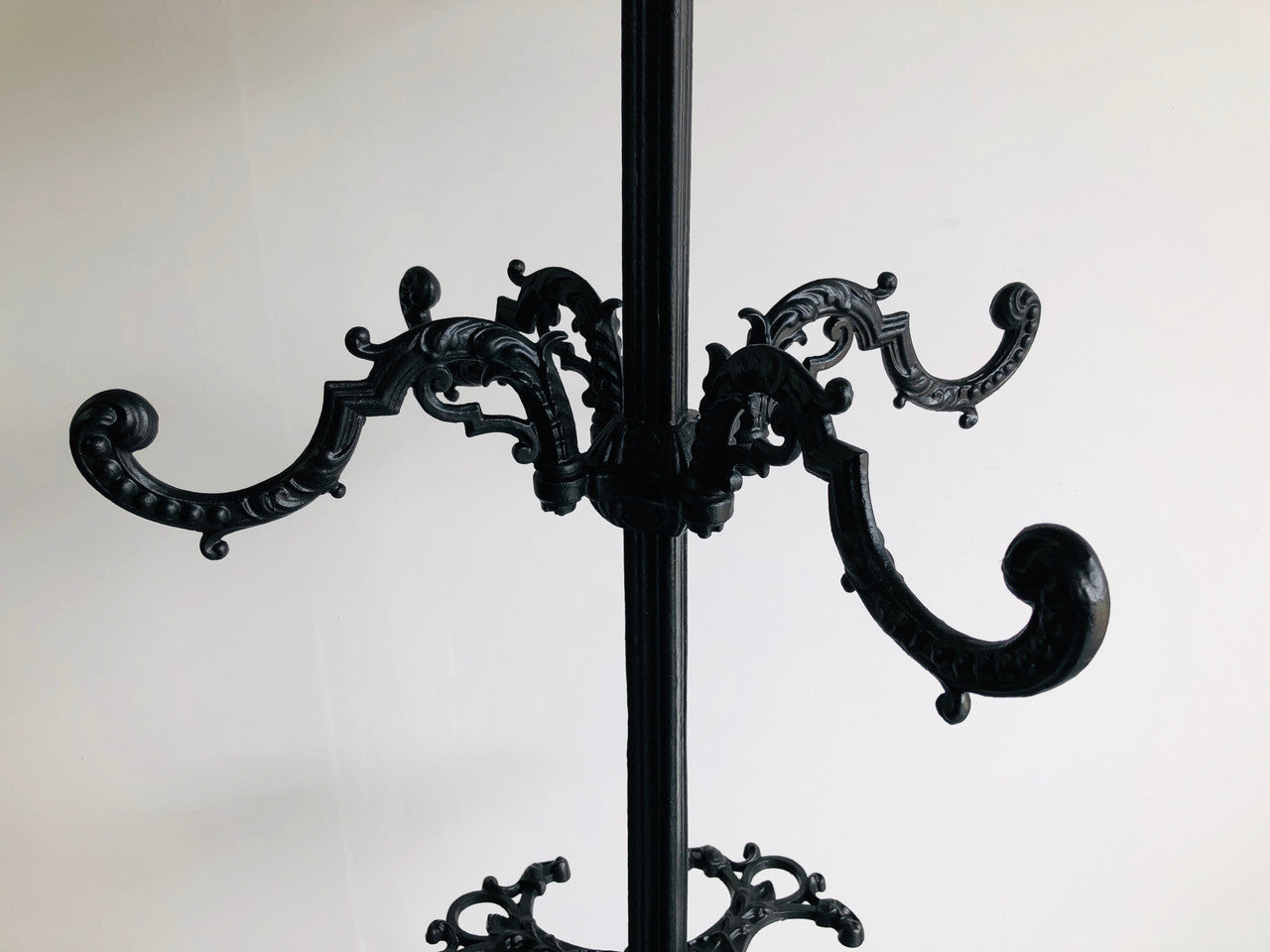 Antique French Cast Iron Coat Stand Painted Black | Antique & Vintage | Moonee Ponds Antiques | Australia Wide Delivery