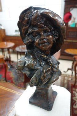 Spelter Bust | Antique & Vintage | Moonee Ponds Antiques | Australia Wide Delivery
