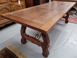 French Oak Spanish Style Farmhouse Table | Antique & Vintage | Moonee Ponds Antiques | Australia Wide Delivery