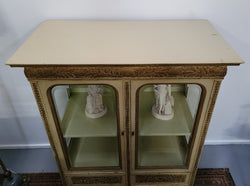 19th Century Painted & Gilt Two Door Vitrine | Antique & Vintage | Moonee Ponds Antiques | Australia Wide Delivery
