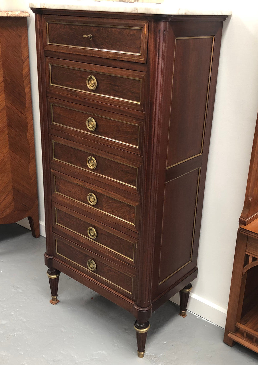 Beautiful French Mahogany Semainier