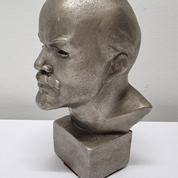 Unusual Aluminum Bust of Lenin. It is in good original condition and has been sourced locally. Please view photos as they help form part of the description.