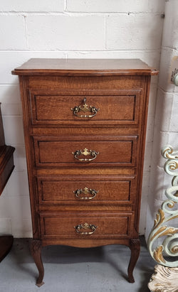 Elegant French Oak Louis XV Style Four Drawer Chest of Drawers | Antique & Vintage | Moonee Ponds Antiques | Australia Wide Delivery