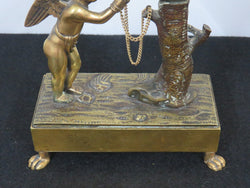 Rare Victorian Bronze Gilt Fob Watch Stand | Antique & Vintage | Moonee Ponds Antiques | Australia Wide Delivery
