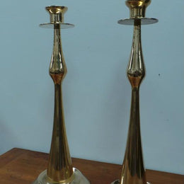 Pair Of Bronze Candlesticks