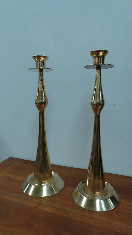 Pair Of Bronze Candlesticks | Antique & Vintage | Moonee Ponds Antiques | Australia Wide Delivery