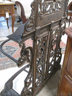Victorian Black Cast Iron Hall Stand | Antique & Vintage | Moonee Ponds Antiques | Australia Wide Delivery