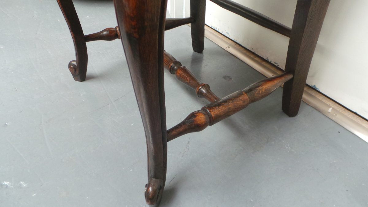 Set of Six French Oak Chairs-2