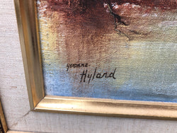 Framed Australian Oil on Board | Antique & Vintage | Moonee Ponds Antiques | Australia Wide Delivery