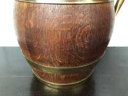 French Oak Coopered With Copper Large Wine Jug | Antique & Vintage | Moonee Ponds Antiques | Australia Wide Delivery