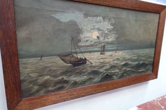 Edwardian Oil Painting