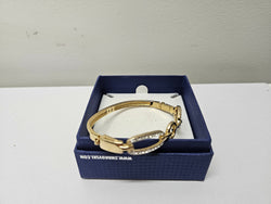 Swarovski Gold Tone Bangle with Crystals | Antique & Vintage | Moonee Ponds Antiques | Australia Wide Delivery