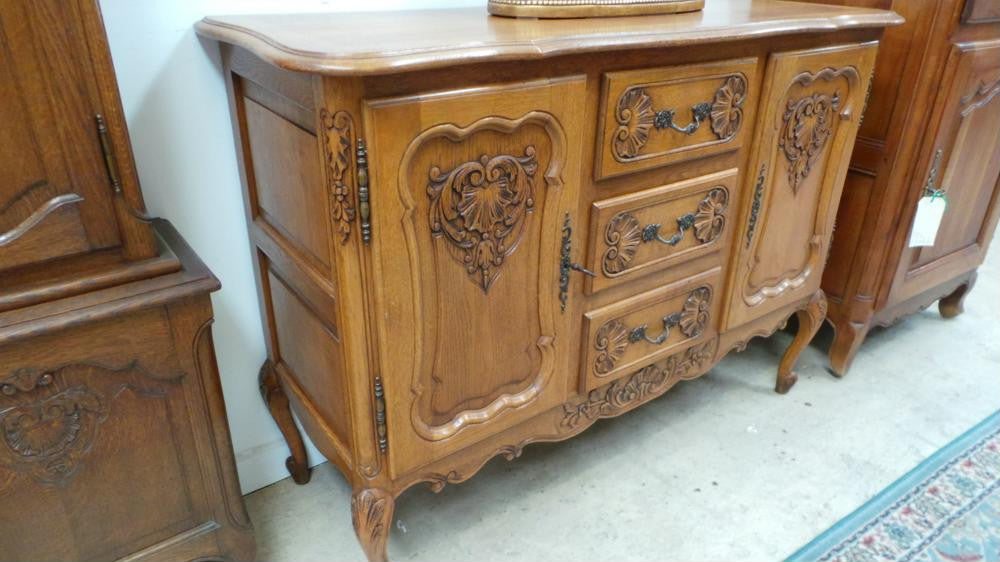 Beautiful Carved French Oak Sideboard | Antique & Vintage | Moonee Ponds Antiques | Australia Wide Delivery