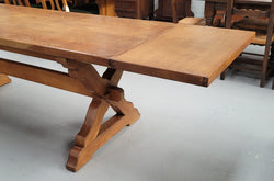 French Oak Farmhouse Table With Extensions | Antique & Vintage | Moonee Ponds Antiques | Australia Wide Delivery
