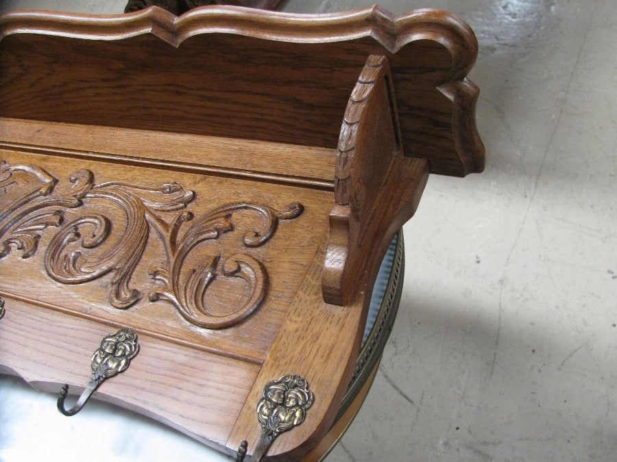 French Oak Coat Rack-2 | Antique & Vintage | Moonee Ponds Antiques | Australia Wide Delivery