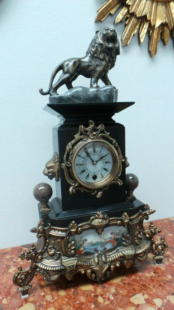 Antique French Style Mantle Clock | Antique & Vintage | Moonee Ponds Antiques | Australia Wide Delivery