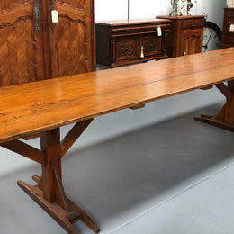Australian Pine Trestle Style Table
