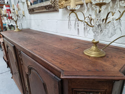 Late 18th Century French Oak Carved Two Door Sideboard | Antique & Vintage | Moonee Ponds Antiques | Australia Wide Delivery