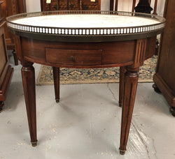 Large French Marble Top Bouillotte Table | Antique & Vintage | Moonee Ponds Antiques | Australia Wide Delivery