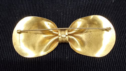 Vintage Gilt Brass Neck Tie Brooch | Antique & Vintage | Moonee Ponds Antiques | Australia Wide Delivery