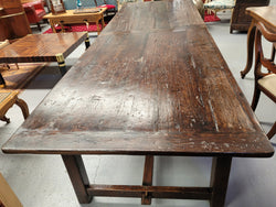 Vintage Rustic Reclaimed Fruit Wood Farmhouse Dining Table | Antique & Vintage | Moonee Ponds Antiques | Australia Wide Delivery