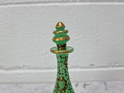 Rare French 19th Century Green Opaline Glass Scent Bottle | Antique & Vintage | Moonee Ponds Antiques | Australia Wide Delivery