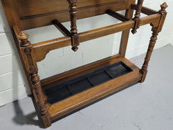 Impressive Oak Hall Stand Of Grand Portions | Antique & Vintage | Moonee Ponds Antiques | Australia Wide Delivery