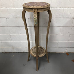 French Antique Painted Pedestal
