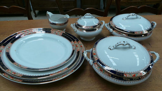 English Late Victorian Burleigh Ware Set