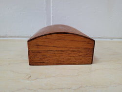 Vintage Hinged Cedar Box With Velvet Lining | Antique & Vintage | Moonee Ponds Antiques | Australia Wide Delivery