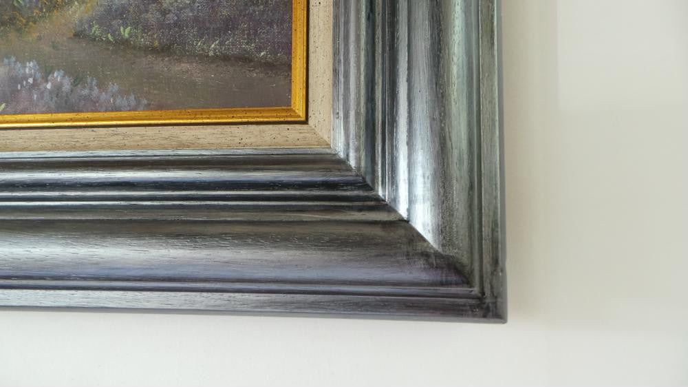Framed Landscape Country Scene Canvas | Antique & Vintage | Moonee Ponds Antiques | Australia Wide Delivery