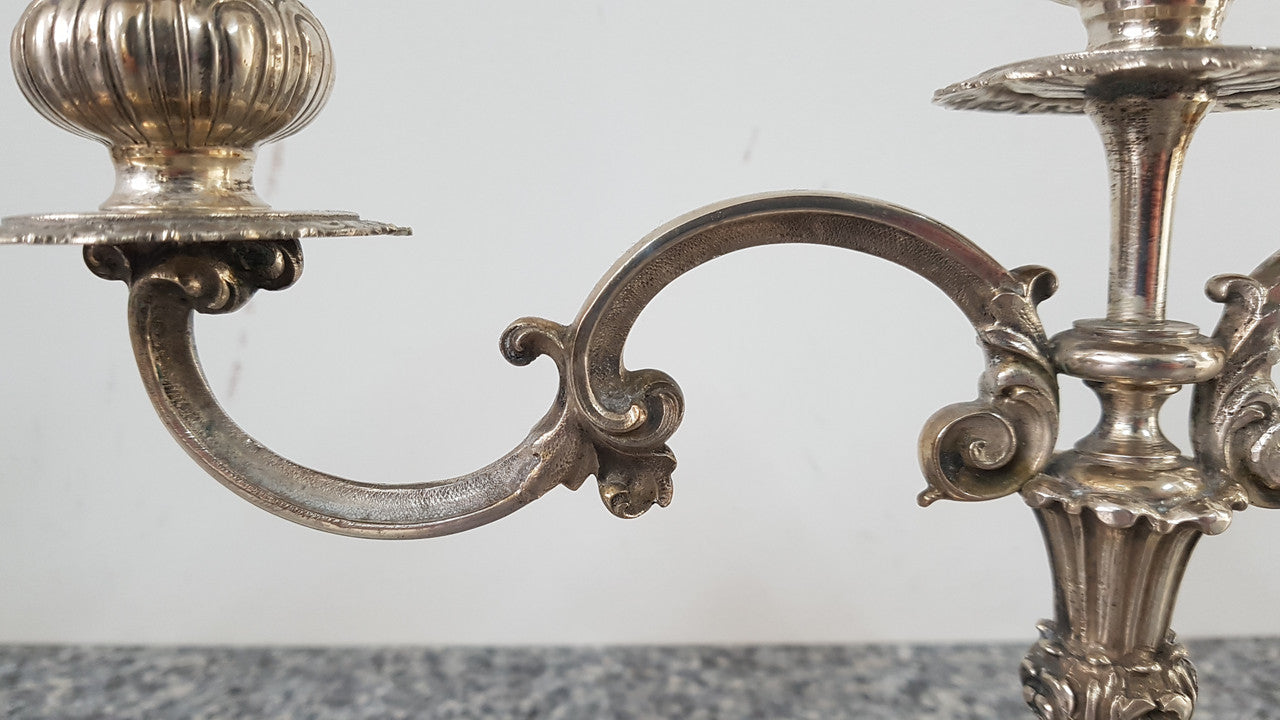 Three Candle Candelabra | Antique & Vintage | Moonee Ponds Antiques | Australia Wide Delivery