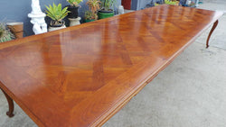 French Style Walnut Large Extension Table | Antique & Vintage | Moonee Ponds Antiques | Australia Wide Delivery
