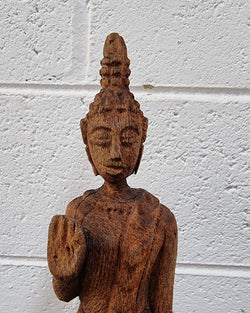 Antique Sukhothai Style Thai Carving of a Standing Buddha | Antique & Vintage | Moonee Ponds Antiques | Australia Wide Delivery