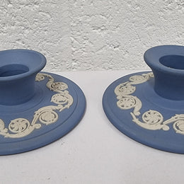 Lovely Pair of Wedgwood Candlesticks